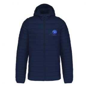DOUDOUNE AVEC MANCHES ET CAPUCHE (homme) - Ecurie Sophie Dechoux - Navy - K6110