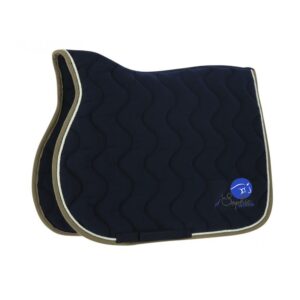 Tapis de selle EQUITHÈME "Polyfun" - Ecurie Sophie Dechoux - Navy - 20444