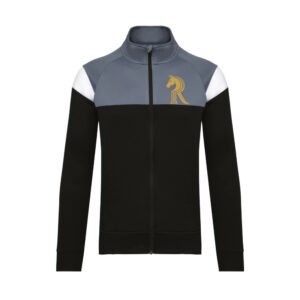 Veste de survêtement zippée (unisexe) - Elevage Rohirrim - Noir - PA390
