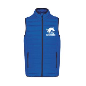 DOUDOUNE SANS MANCHES (enfant) - CENTRE EQUESTRE DE MIOS - Bleu roi - K6115