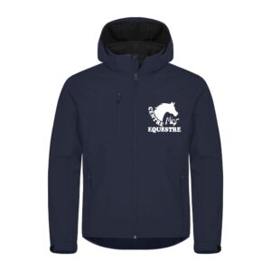 SOFTSHELL "Classic" (homme) - CENTRE EQUESTRE DE MIOS - Navy - 0200912
