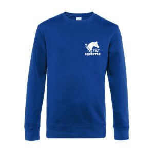 SWEAT COL ROND (enfant) - CENTRE EQUESTRE DE MIOS - Bleu roi - ID332K