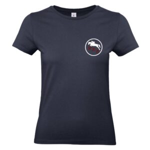 T-SHIRT (femme) - Haras de Buissay - Navy - BC04T