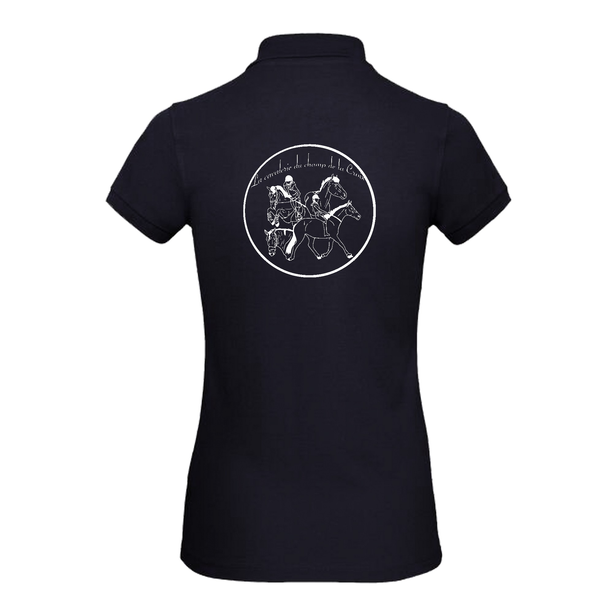 POLO (femme) - La Cavalerie du Champ de la Croix - Navy - BCI1F – Image 3