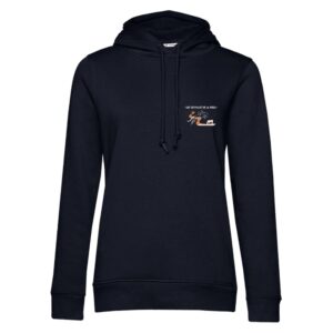 SWEAT A CAPUCHE (femme) – Les Chevaux de la Risle - Navy - BCW34B