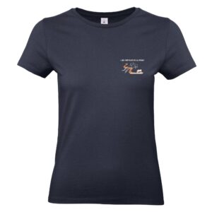 T-SHIRT (femme) - Les Chevaux de la Risle - Navy - BC04T