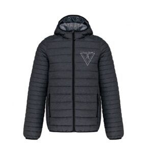 DOUDOUNE AVEC MANCHES ET CAPUCHE (homme) - Les écuries Baltik - Gris Anthracite - K6110