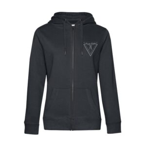 SWEAT ZIPPÉ (femme) - Les écuries Baltik - Gris Anthracite - BCW03Q