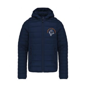 DOUDOUNE AVEC MANCHES ET CAPUCHE (enfant) - LES DESTRIERS DU DOMAINE D'AMOU - Navy - K6112