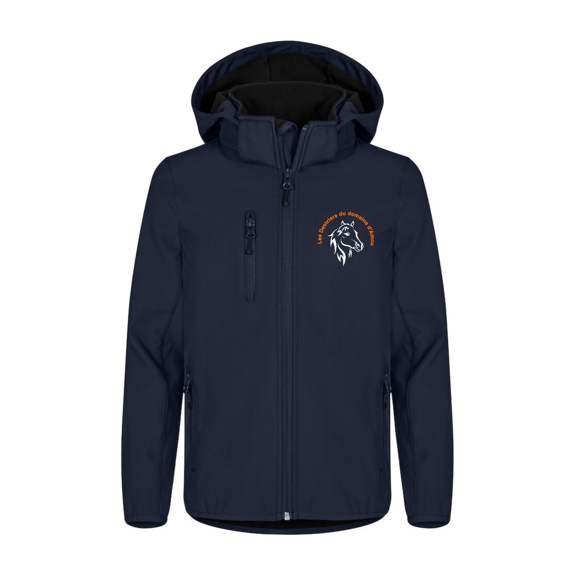 SOFTSHELL ''Classic'' (enfant) - LES DESTRIERS DU DOMAINE D'AMOU - Navy - 0200909