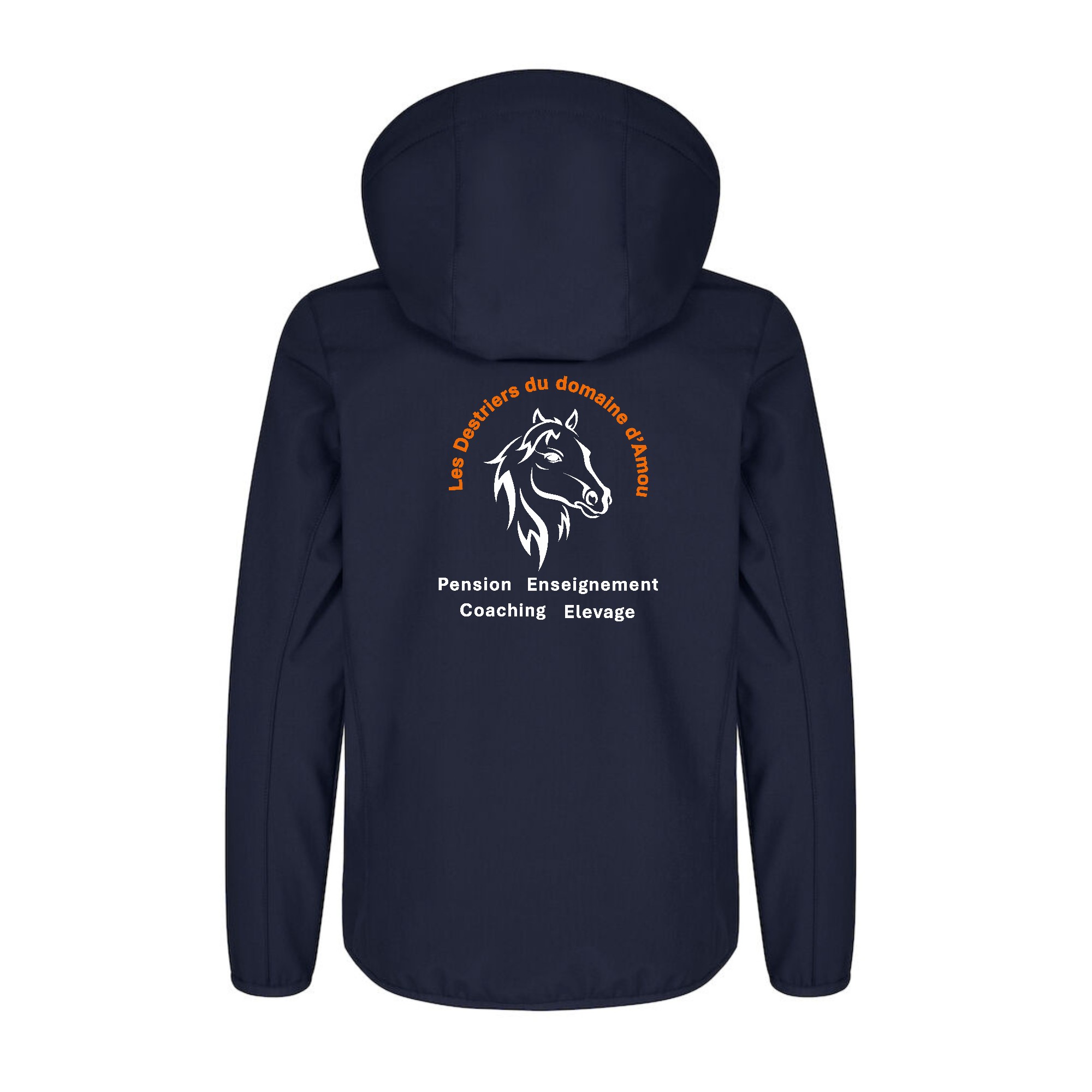 SOFTSHELL ''Classic'' (enfant) - LES DESTRIERS DU DOMAINE D'AMOU - Navy - 0200909 – Image 3