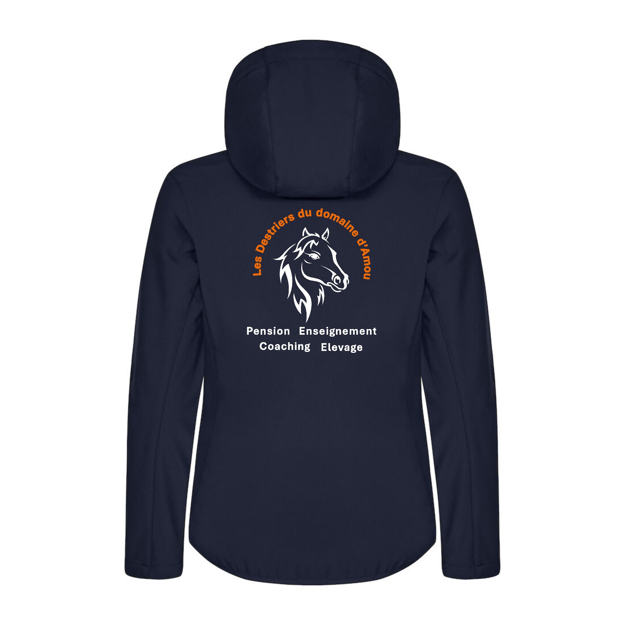 SOFTSHELL "Classic" (femme) - LES DESTRIERS DU DOMAINE D'AMOU - Navy - 0200917 – Image 3