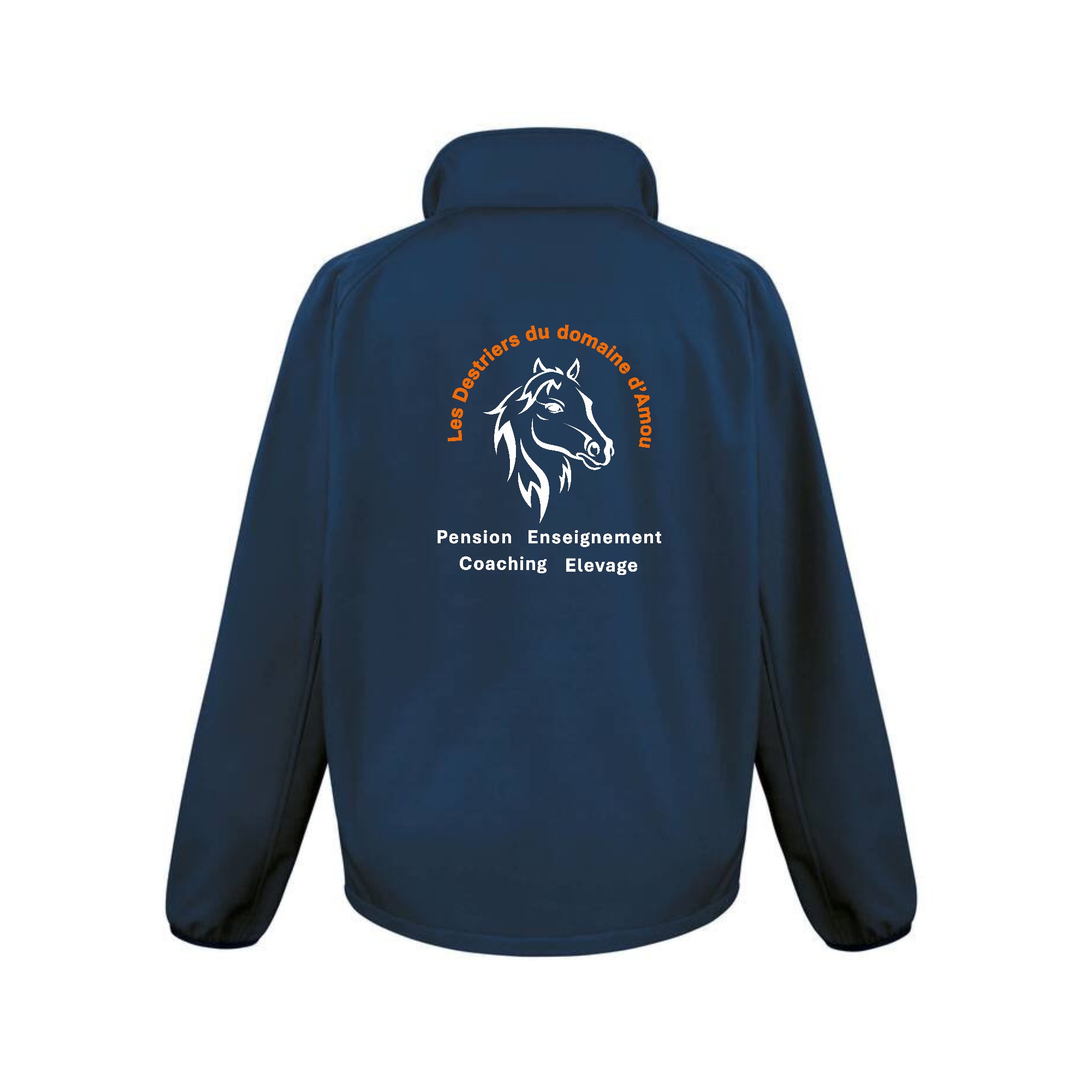 SOFTSHELL ECO (femme) – LES DESTRIERS DU DOMAINE D'AMOU - Navy - R231F – Image 3