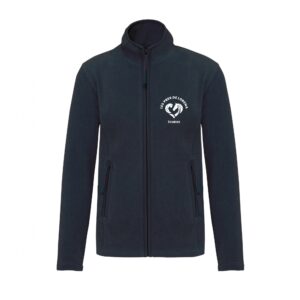 Veste micropolaire zippée (homme) – Les près de Lorena - Navy – K911