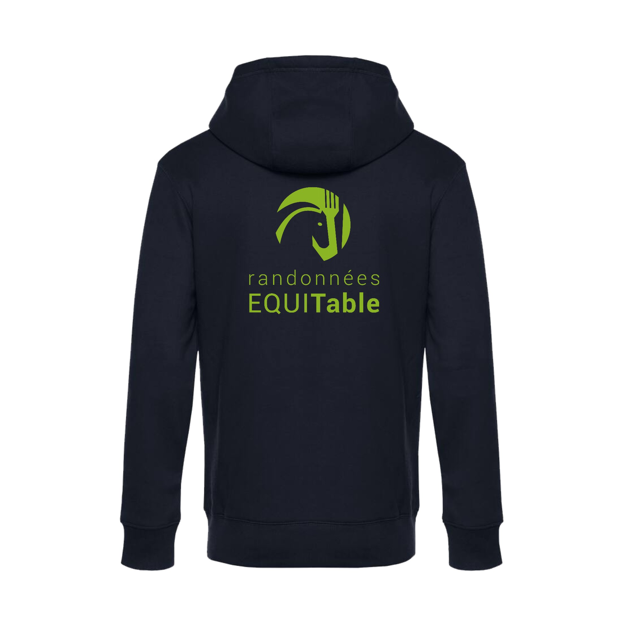 SWEAT ZIPPÉ (Homme) - Randonnées EQUITable - Navy - BCU03K – Image 5