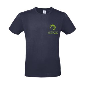 T-Shirt Bio Premium (homme) - Randonnées EQUITable - Navy - BC048