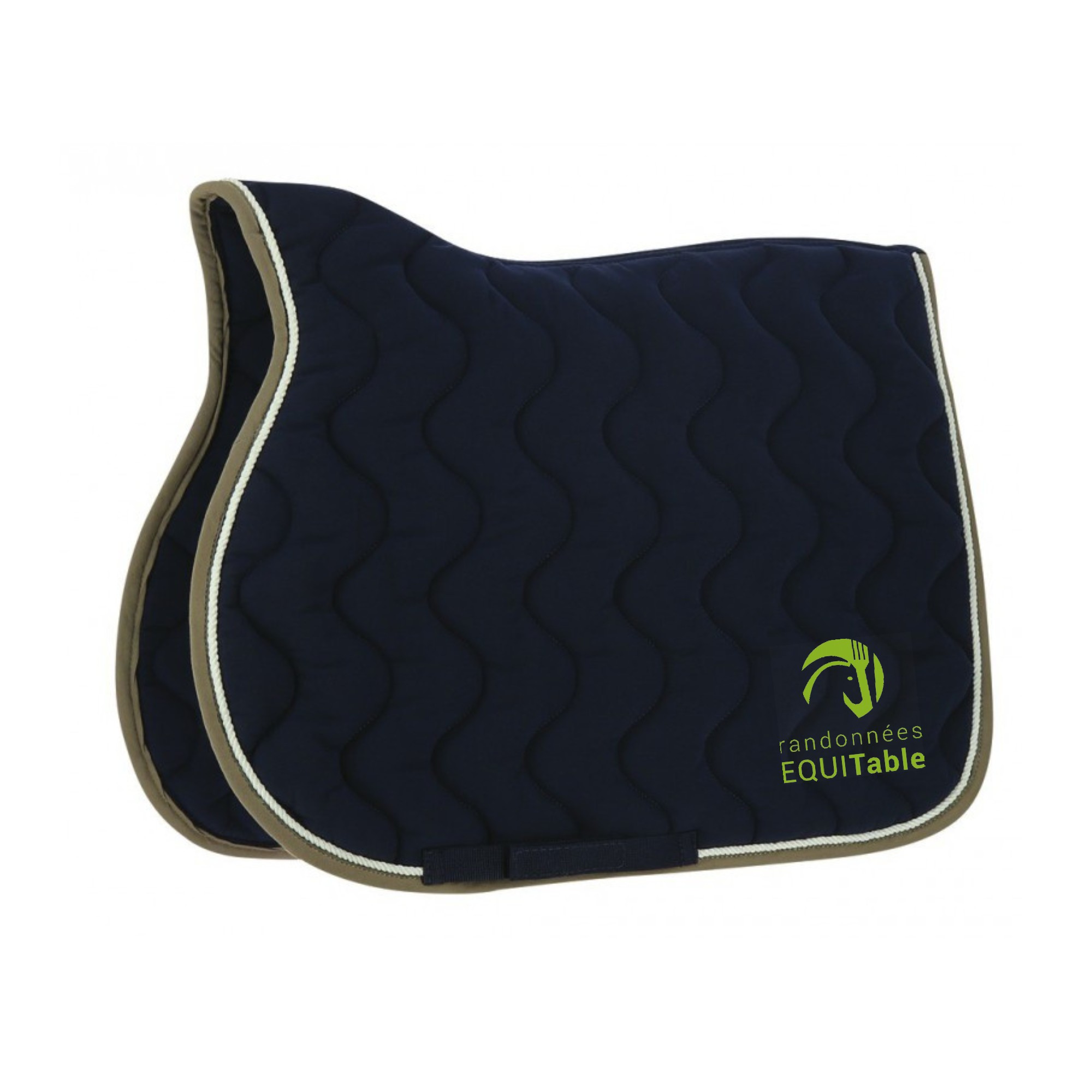 Tapis de selle EQUITHÈME "Polyfun" - Randonnées EQUITable - Navy - 20444 – Image 2
