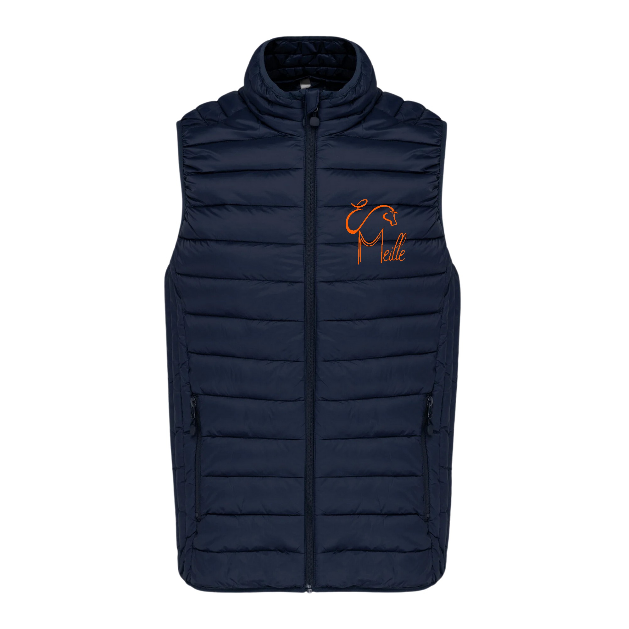 DOUDOUNE SANS MANCHES (enfant) - scea de meille - Navy - K6115