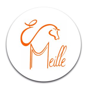 STICKER ROND - scea de meille - STI001
