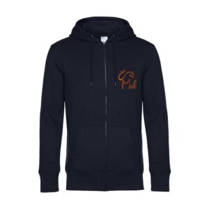 SWEAT ZIPPÉ (enfant) - scea de meille - Navy - K455
