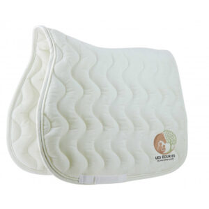Tapis de selle EQUITHÈME "Polyfun" - Les Écuries de Montpensier - Blanc - 20444