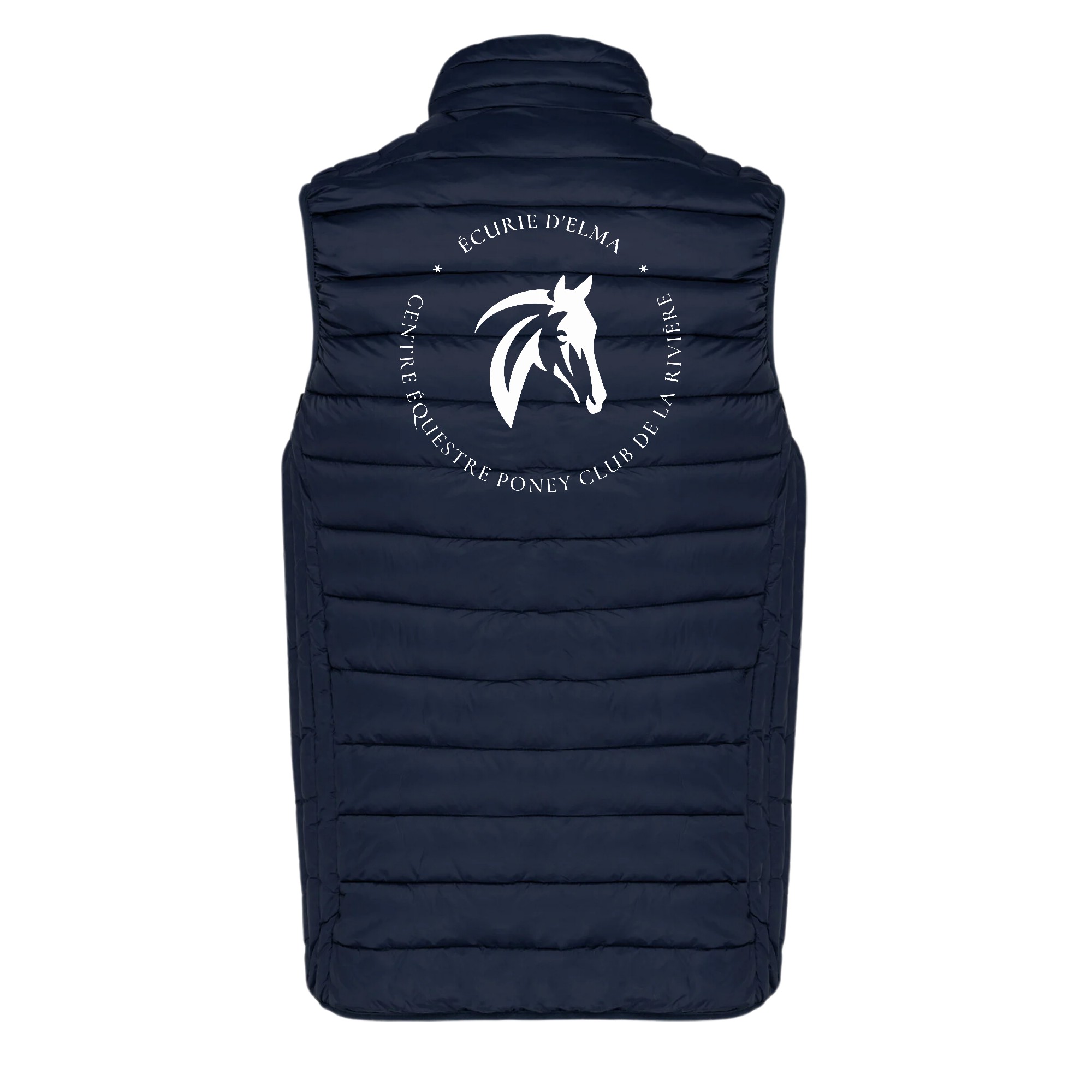 DOUDOUNE SANS MANCHES (homme) - ECURIES D'ELMA - Navy - K6113 – Image 3