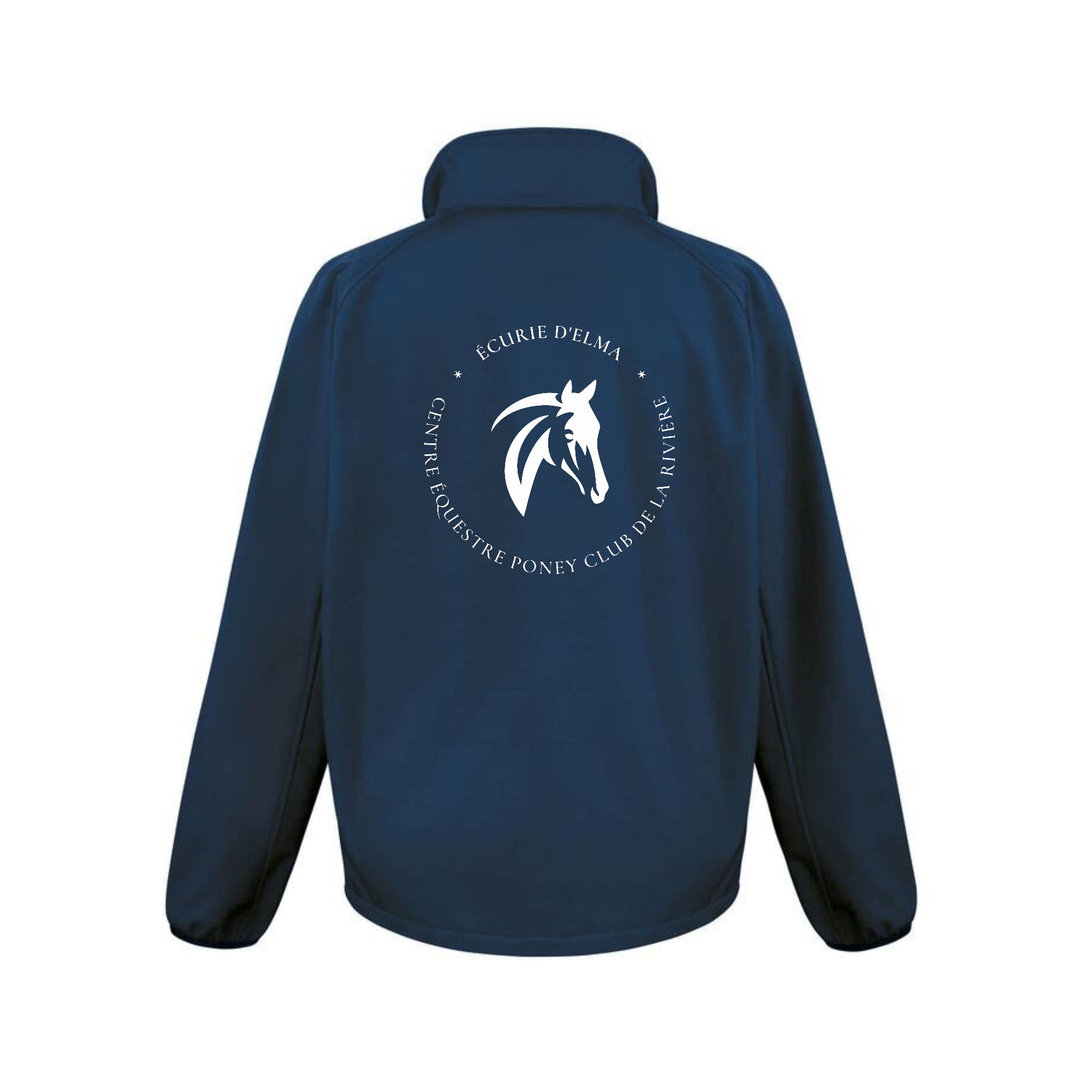 SOFTSHELL ECO (homme) – ECURIES D'ELMA - Navy - RS231 – Image 3