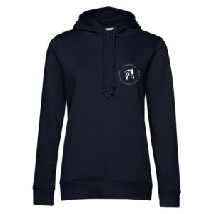 SWEAT A CAPUCHE (femme) – ECURIES D'ELMA - Navy - BCW34B