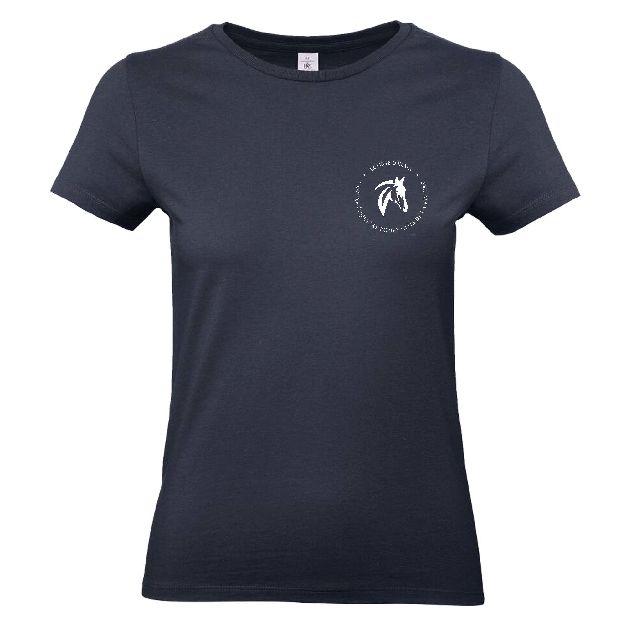 T-SHIRT (femme) - ECURIES D'ELMA - Navy - BC04T