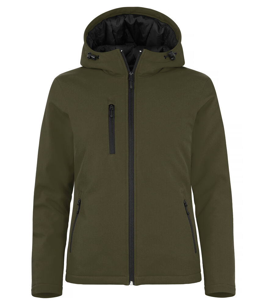 Softshell "PADDED'' (femme) - Les écuries de la ferme St foy - Kaki - 020953
