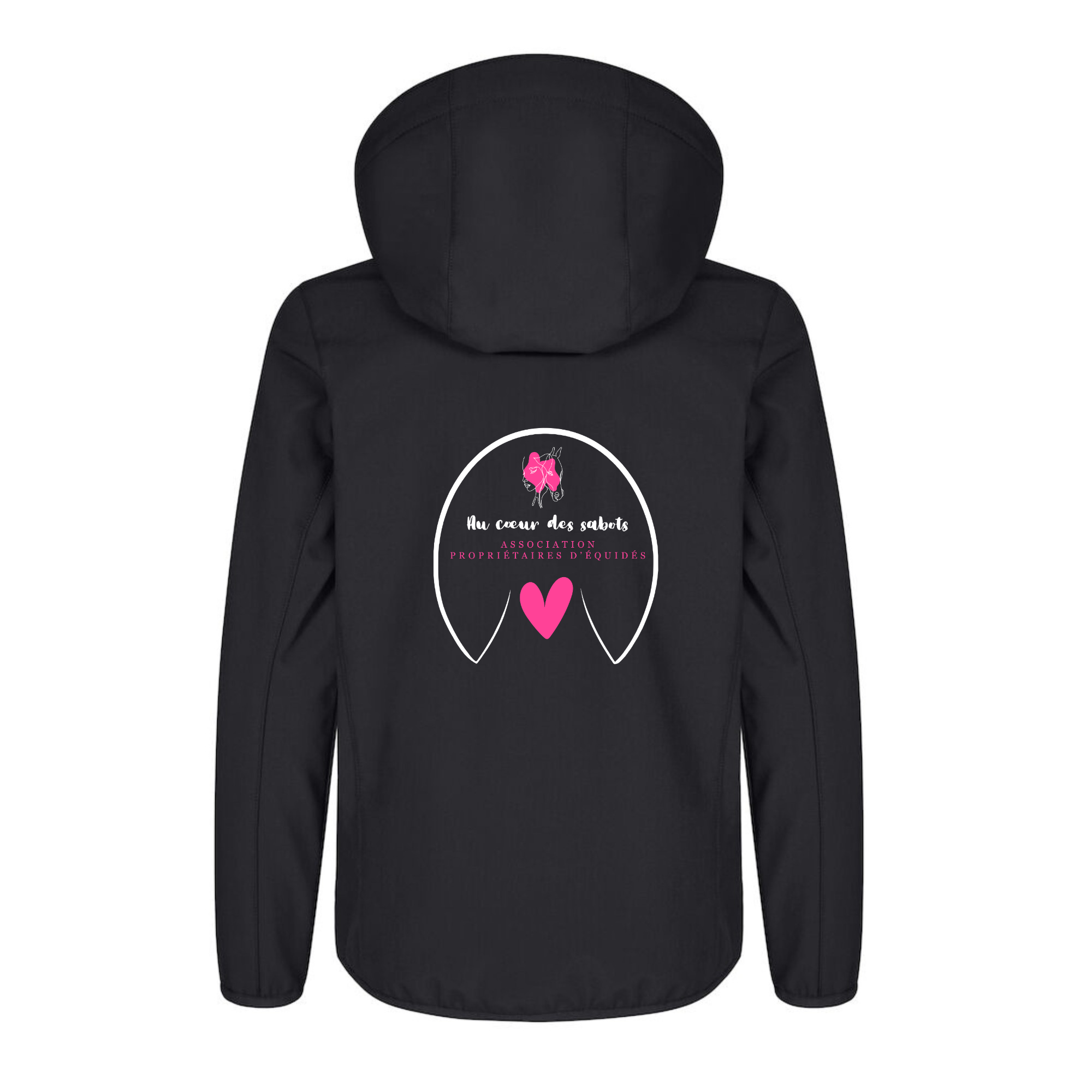 SOFTSHELL ''Classic'' (enfant) - Au cœur des sabots - Noir - 0200909 – Image 3