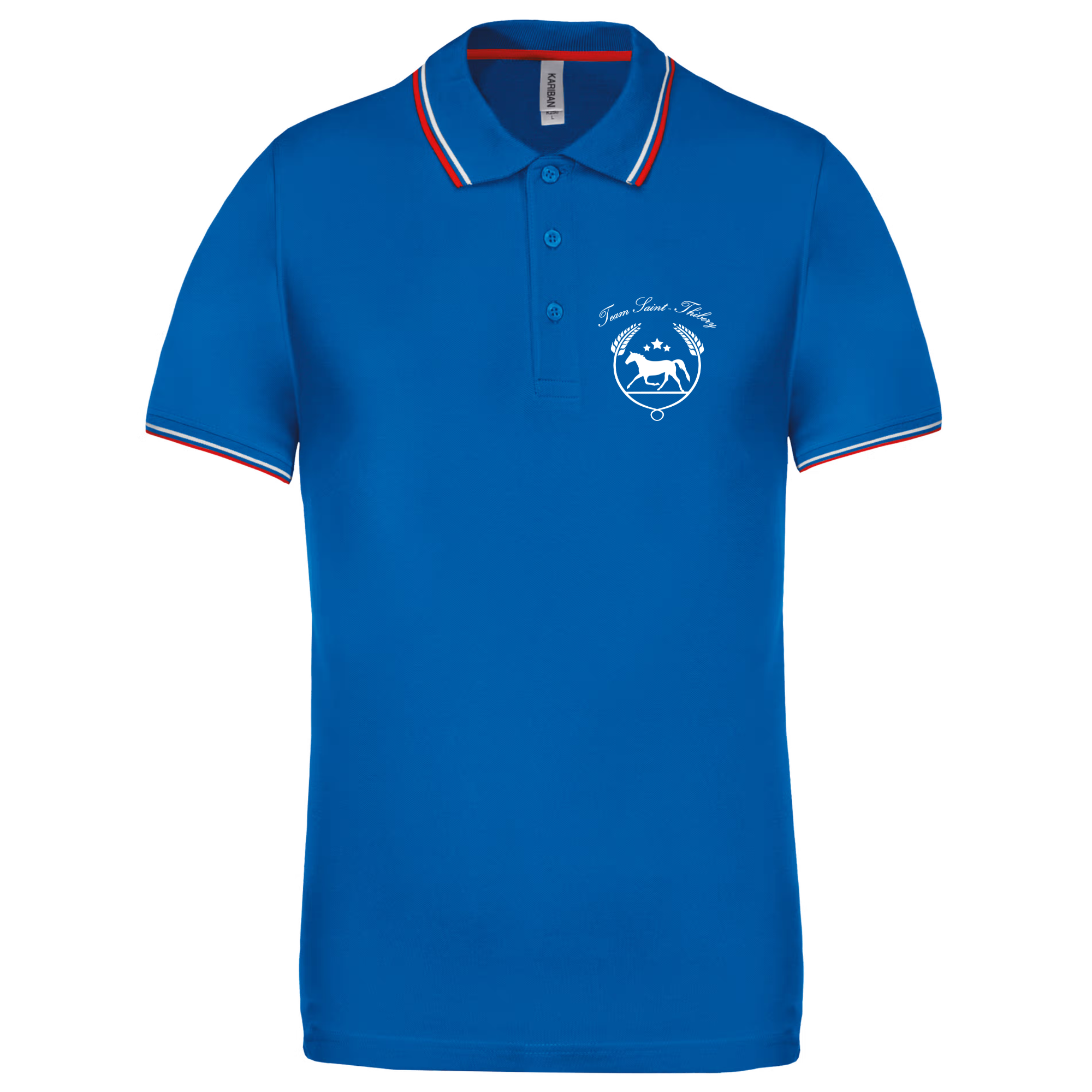 POLO (homme) - EARL Team Saint Thibery – Bleu roi - K250