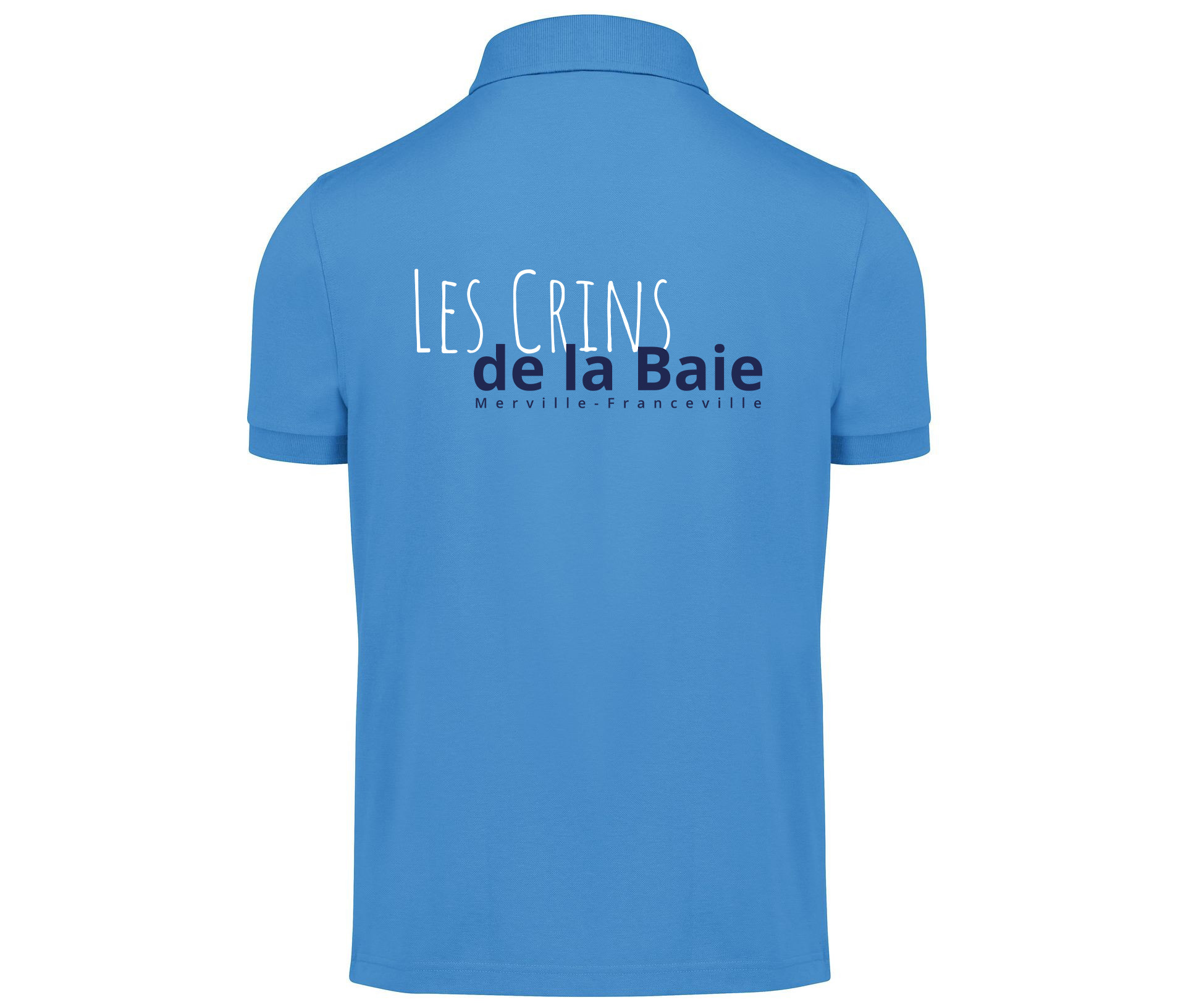 Polo premium (femme) - Les Crins de la Baie - Lake bleu - BCW463 – Image 2
