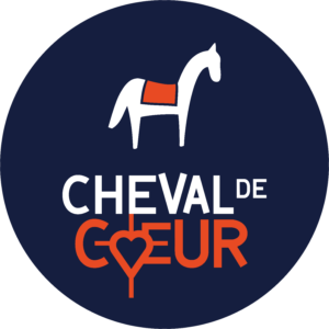 STICKER ROND - Cheval de coeur - STI001