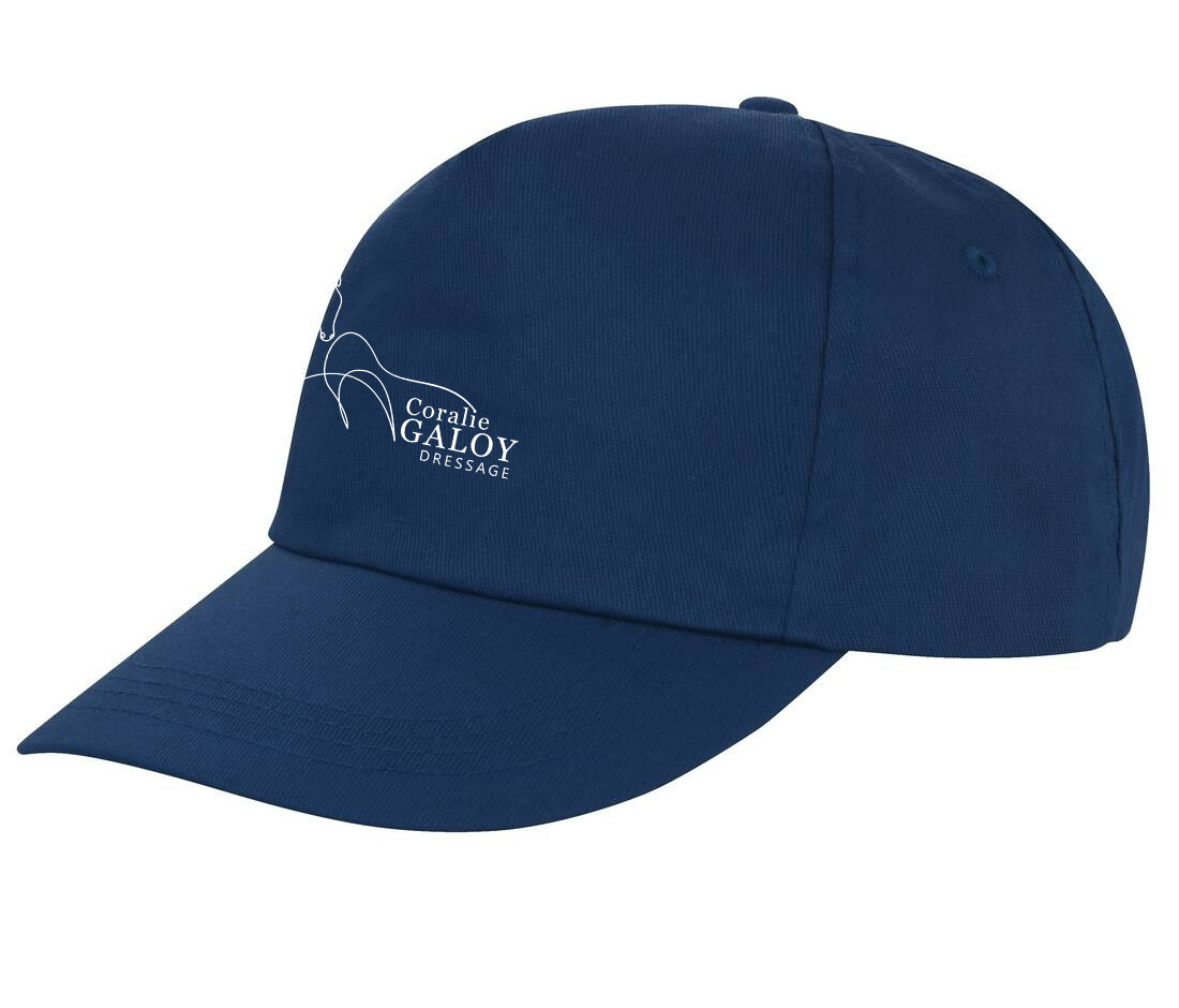 Casquette (économique) - Coralie Galoy Dressage - Navy - RC080 – Image 2