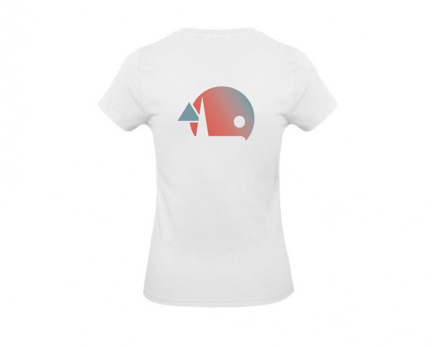 T-SHIRT (femme) - Mairie de Saint Martin de Bonfosse - Blanc - BC04T – Image 3
