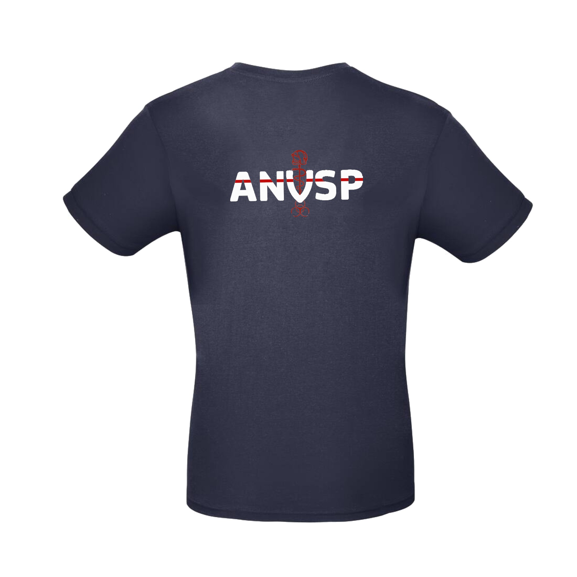 T-SHIRT (homme) - Association Nationale des Vétérinaires Sapeurs Pompiers - BC03T – Image 3