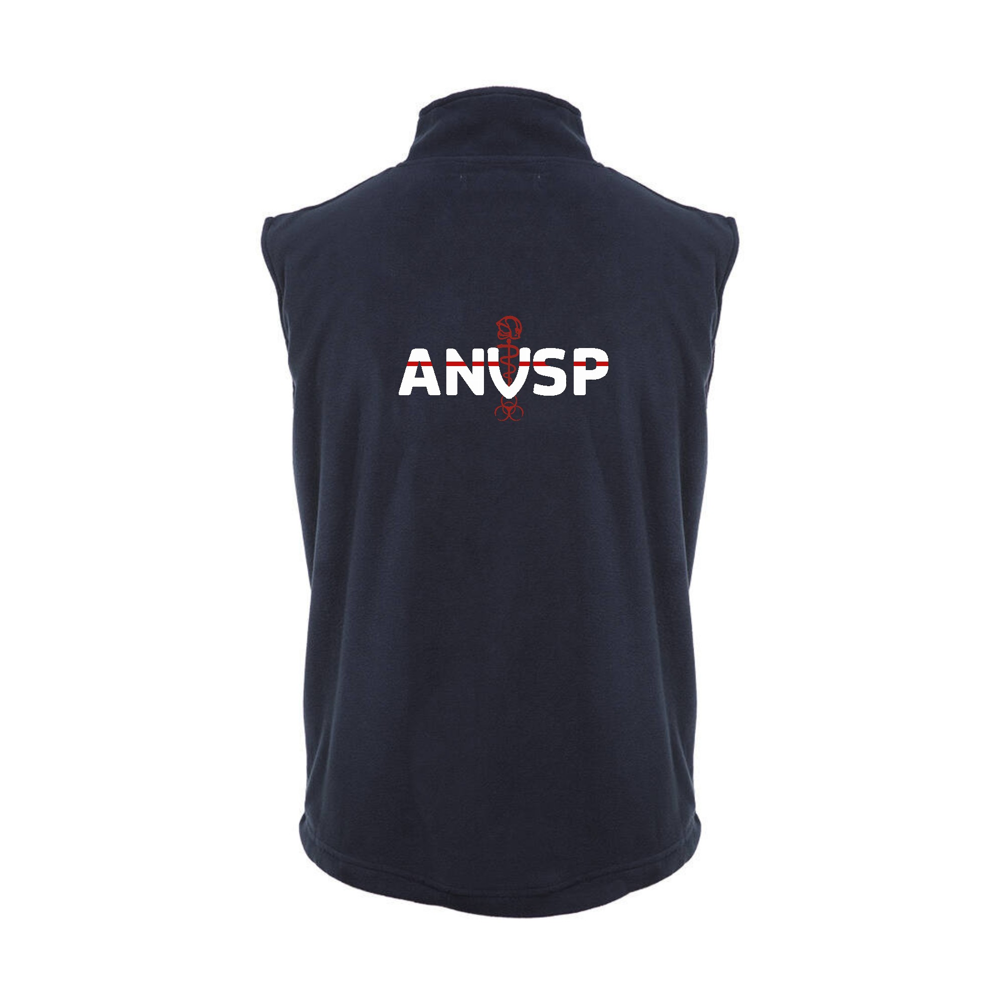 Veste micropolaire zippée sans manches (femme) – Association Nationale des Vétérinaires Sapeurs Pompiers - K906 – Image 5