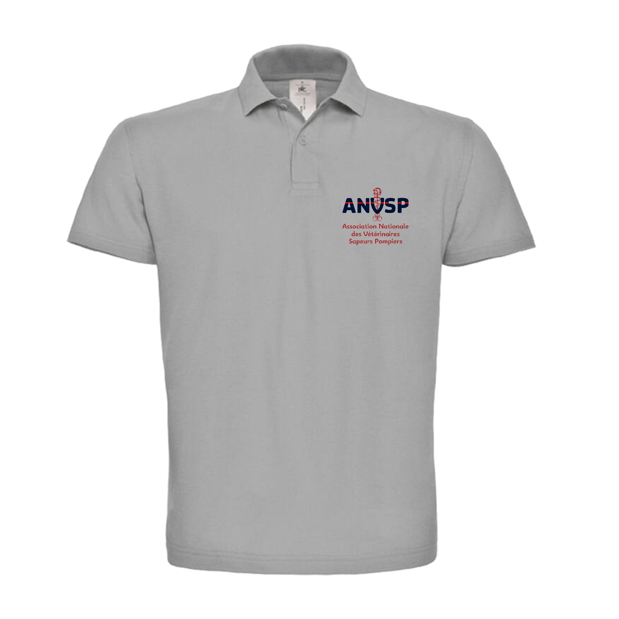 Polo premium (homme) - Association Nationale des Vétérinaires Sapeurs Pompiers - BCU426 – Image 3