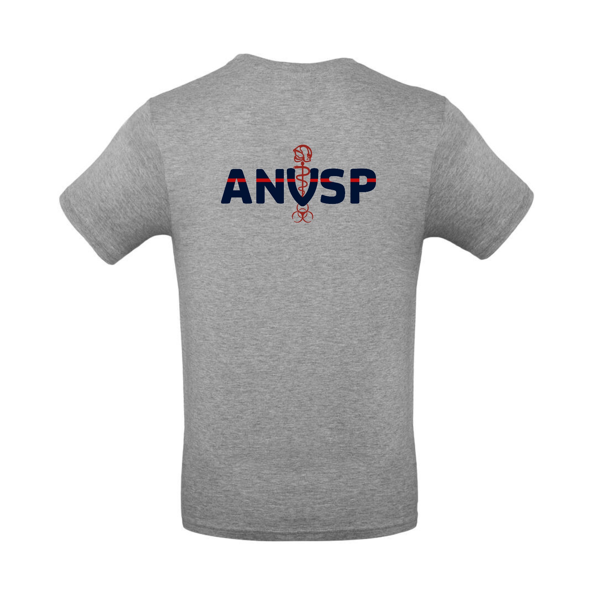T-SHIRT (homme) - Association Nationale des Vétérinaires Sapeurs Pompiers - BC03T – Image 4