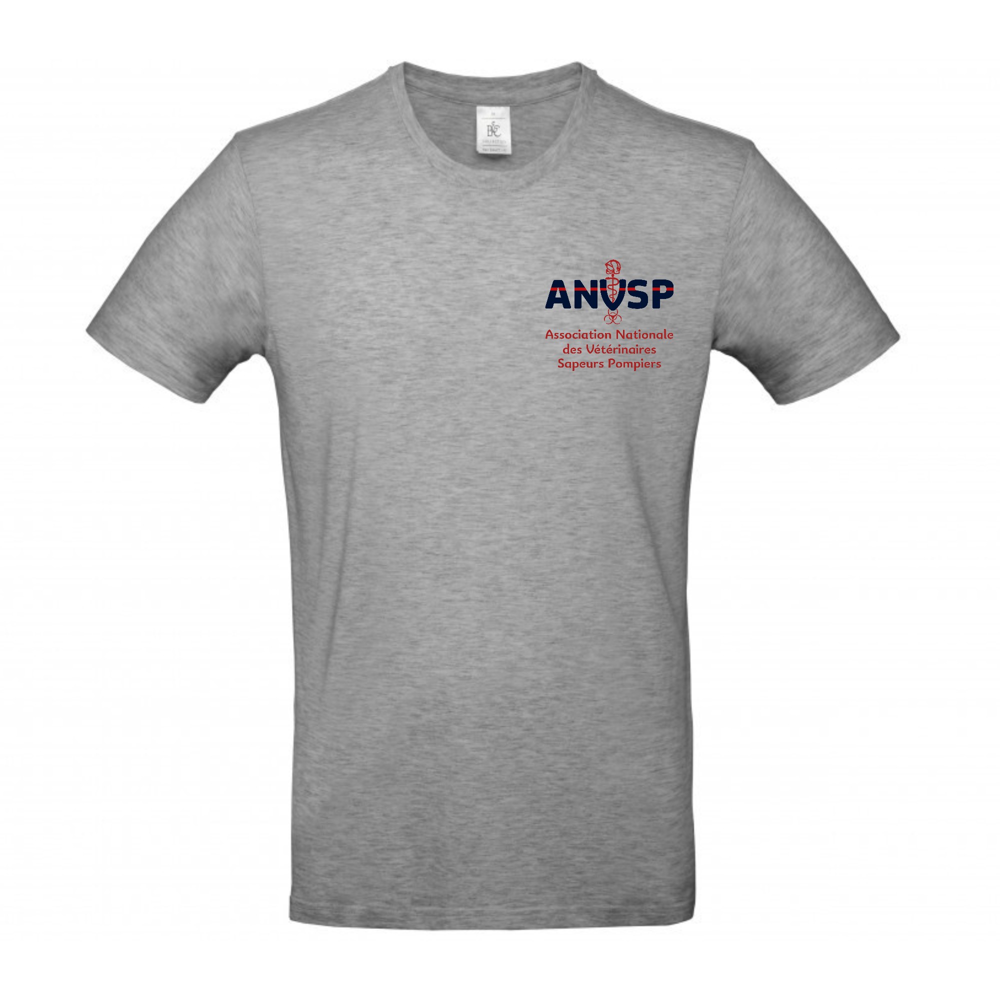 T-SHIRT (homme) - Association Nationale des Vétérinaires Sapeurs Pompiers - BC03T – Image 5
