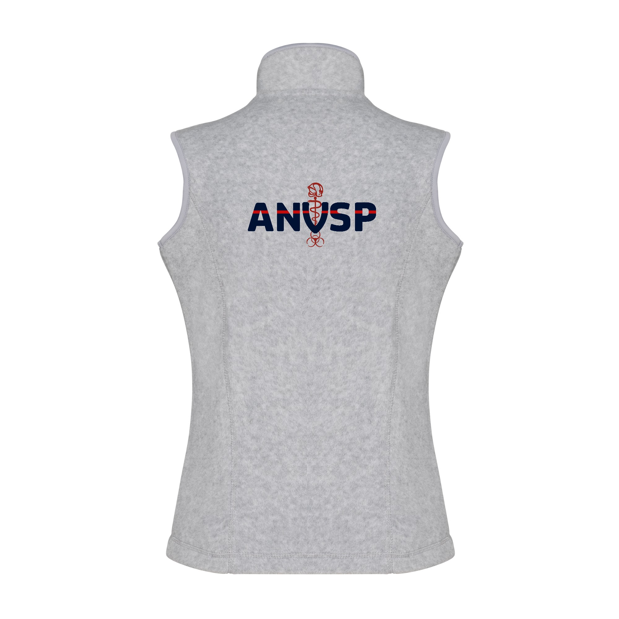 Veste micropolaire zippée sans manches (femme) – Association Nationale des Vétérinaires Sapeurs Pompiers - K906 – Image 3