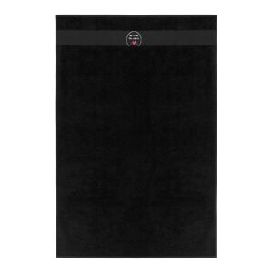 Serviette éponge - Au cœur des sabots - Noir - k111