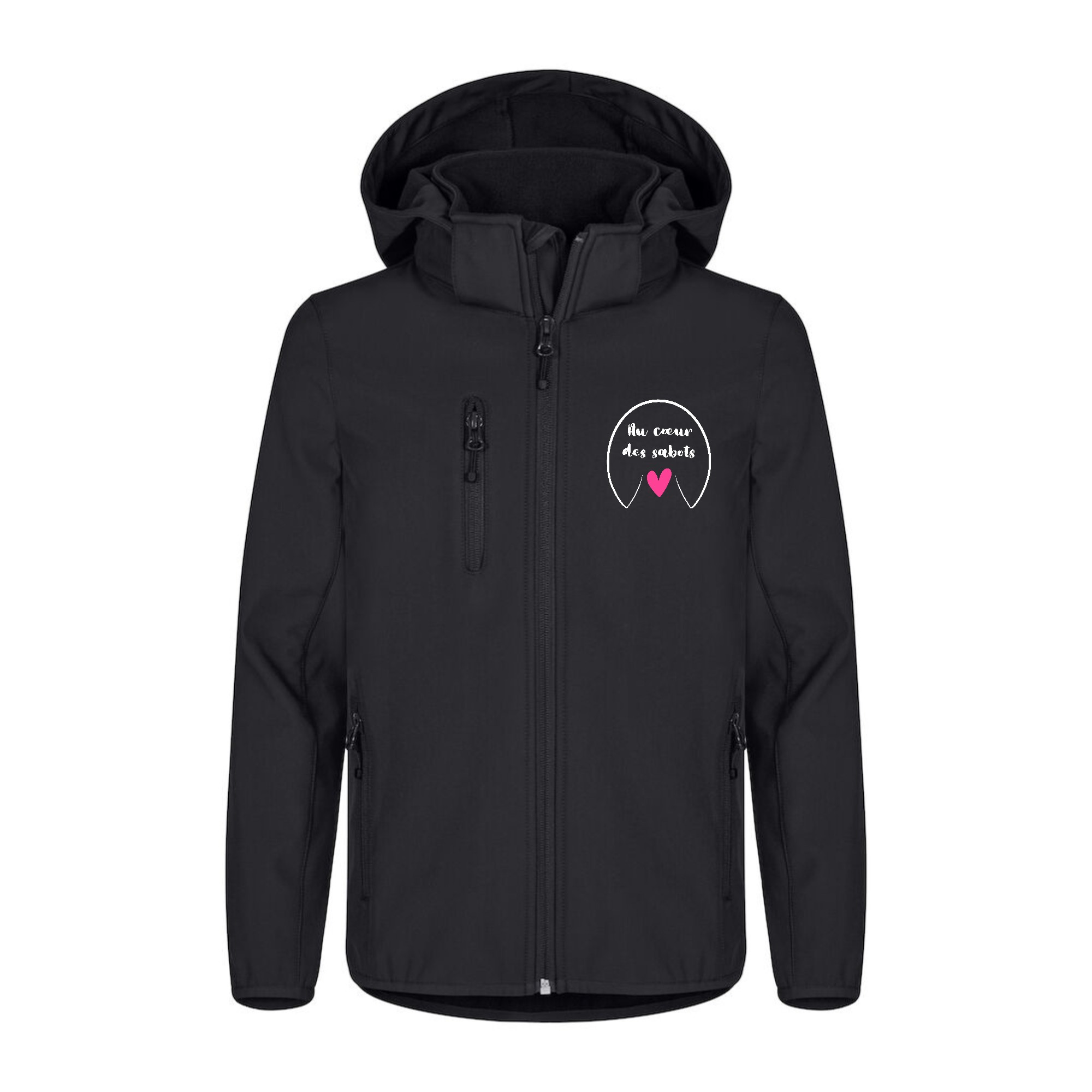 SOFTSHELL ''Classic'' (enfant) - Au cœur des sabots - Noir - 0200909