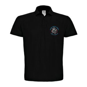 Polo premium (homme) - CERCLE CYNOPHILE ST ROCH LAND'S  - Noir - BCU426