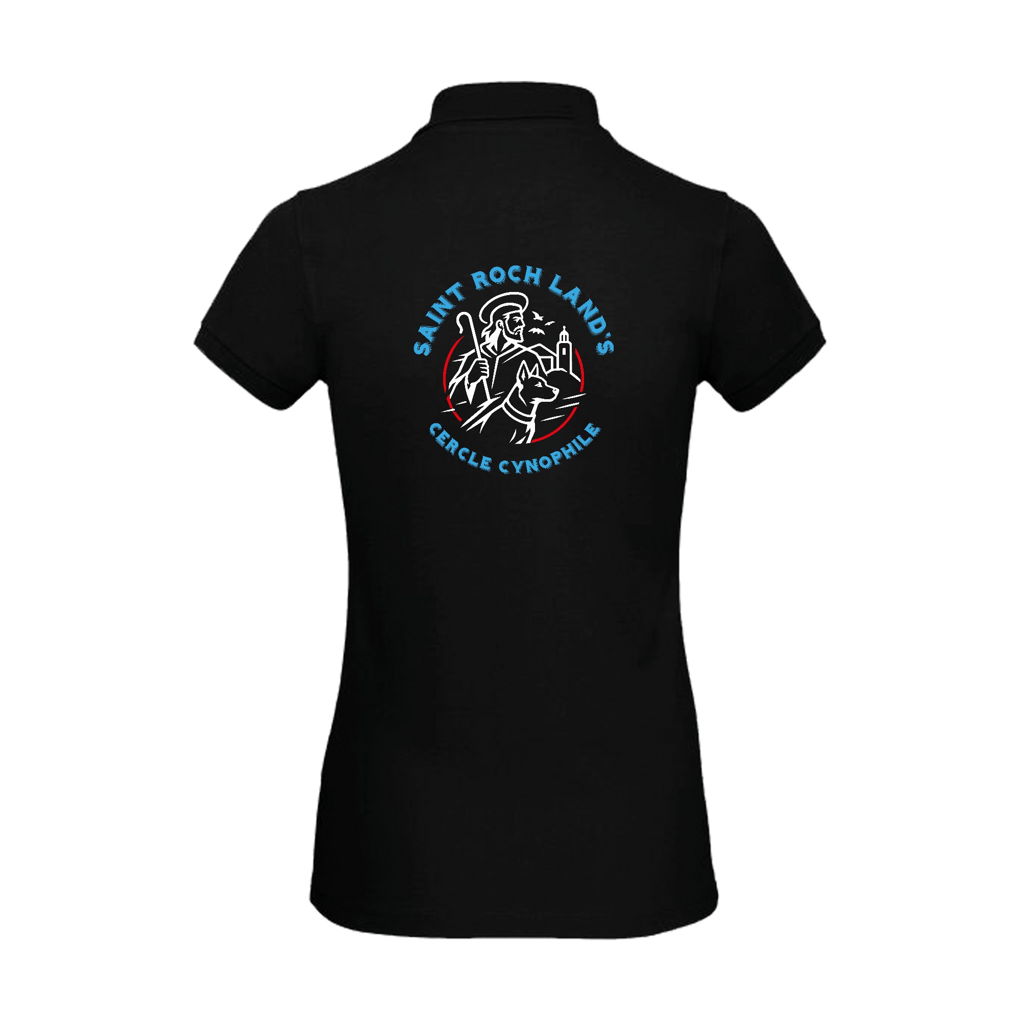 Polo premium (femme) - CERCLE CYNOPHILE ST ROCH LAND'S - Noir - BCW463 – Image 2