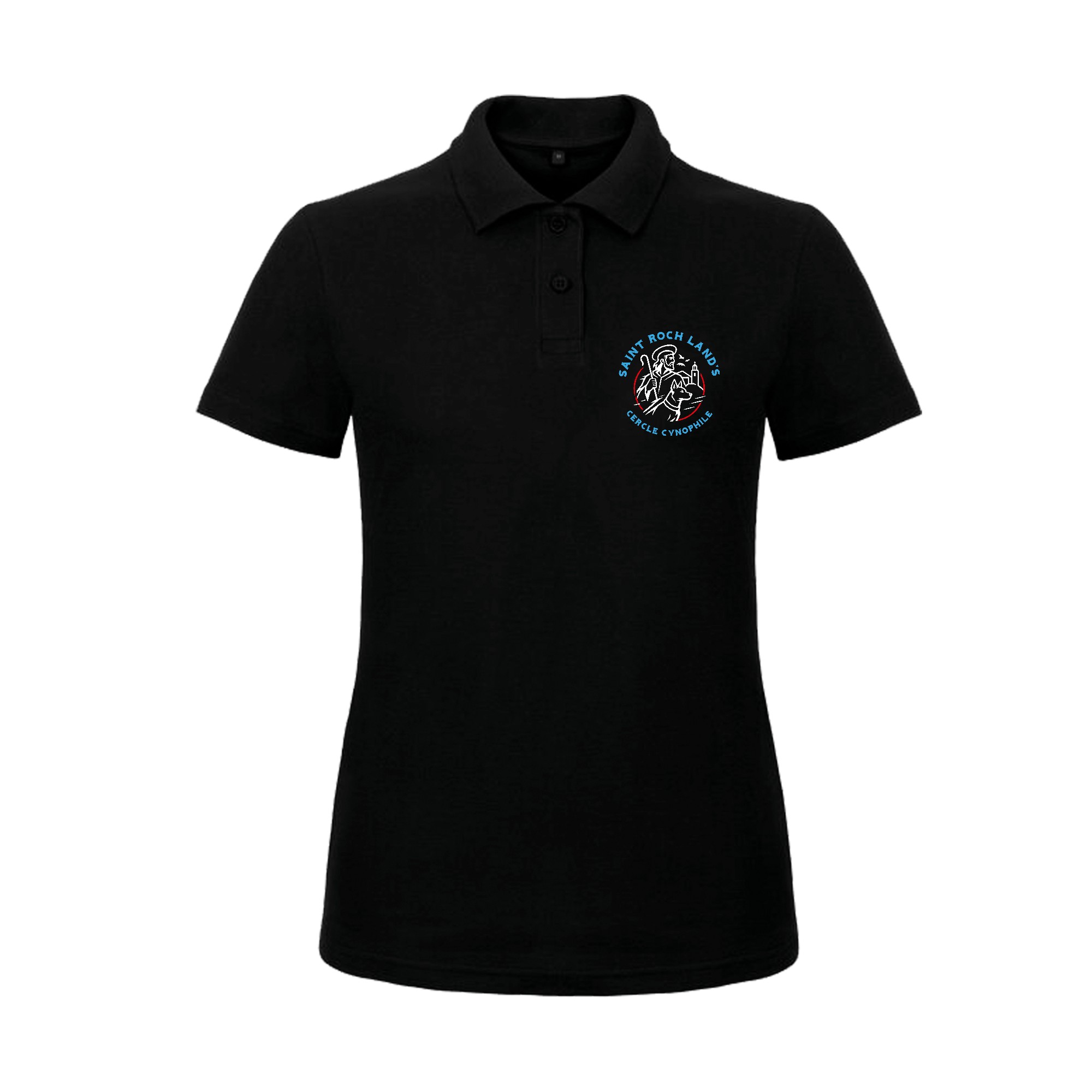 Polo premium (femme) - CERCLE CYNOPHILE ST ROCH LAND'S - Noir - BCW463