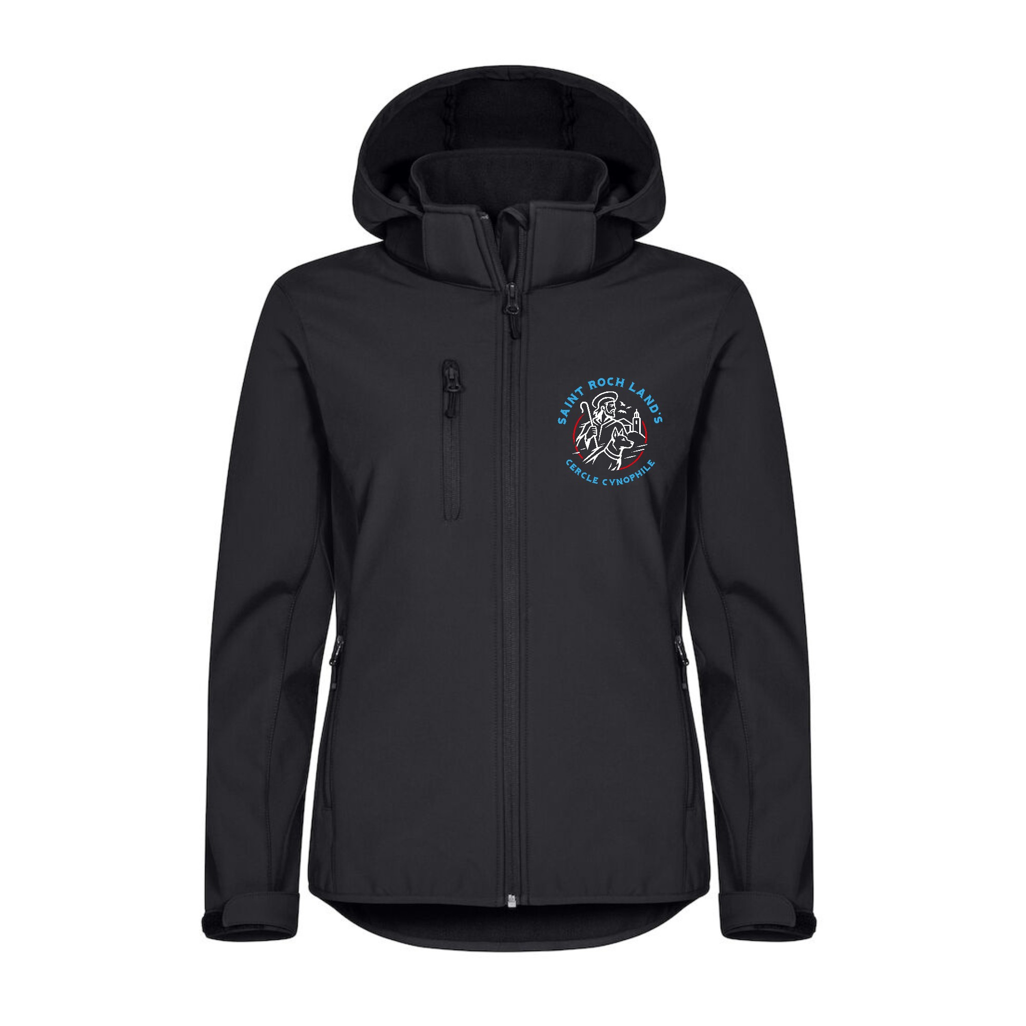 SOFTSHELL "Classic" (femme) - CERCLE CYNOPHILE ST ROCH LAND'S - Noir - 0200917