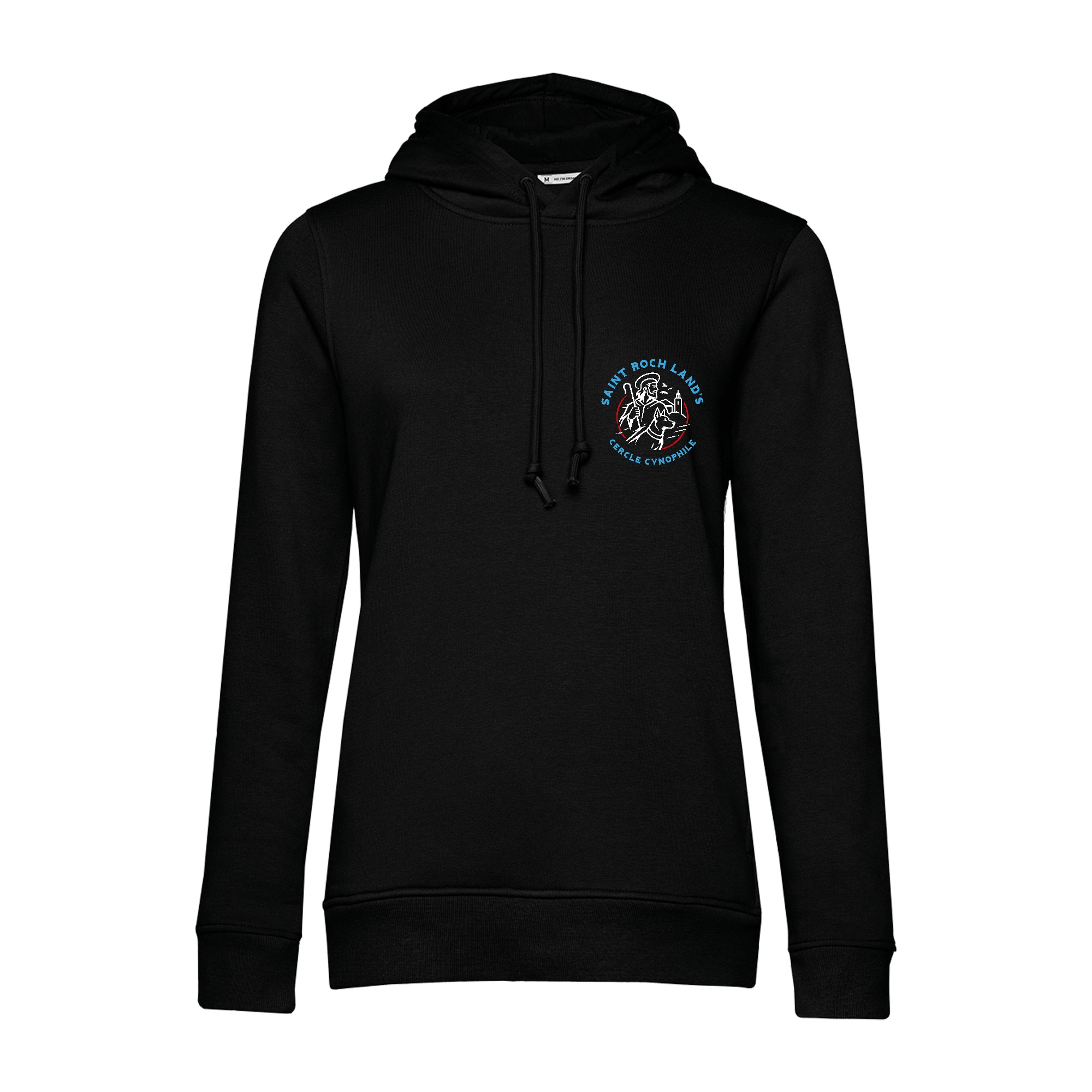 SWEAT A CAPUCHE (femme) – CERCLE CYNOPHILE ST ROCH LAND'S - Noir - BCW34B