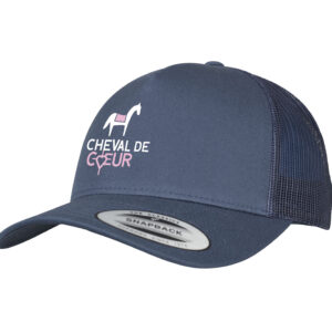 Casquette trucker - Cheval de coeur - Navy - FX6506
